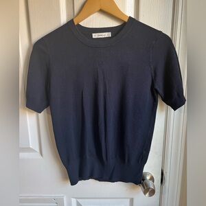 Zara knit in navy color